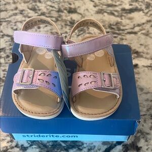 Stride Rite Lavender and Tan Kids' Sandals
